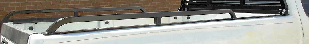 RF38TC – CATTLEMAN Bed Side Rail, Direct Fit Powder Coated Black Steel Compatible With Tool Box